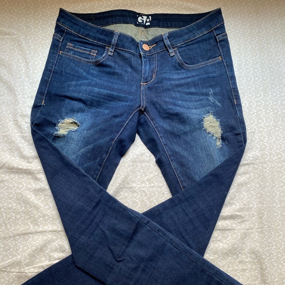 Garage dark denim jeans